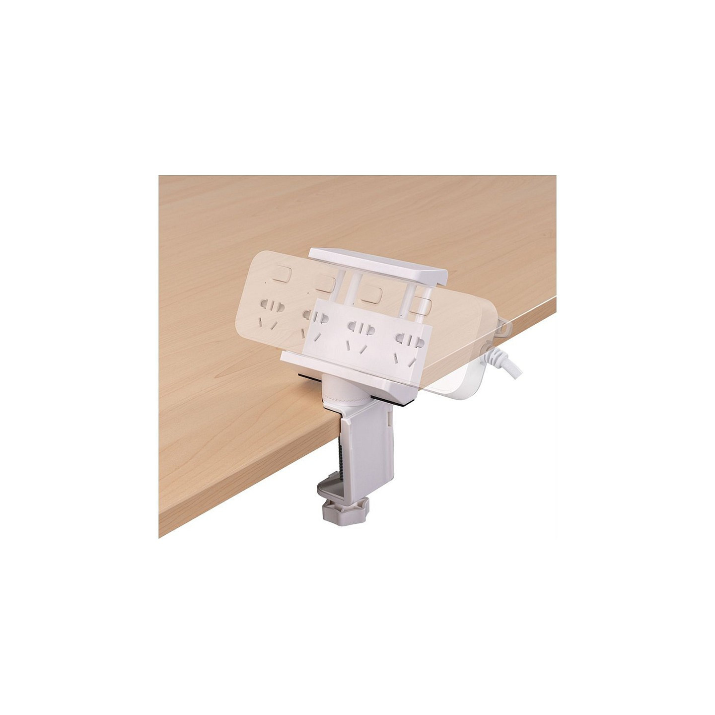 VALUE Tischklemme fr Steckdosenleiste. drehbar 360. wei — Buy in Cyprus with Fast Delivery