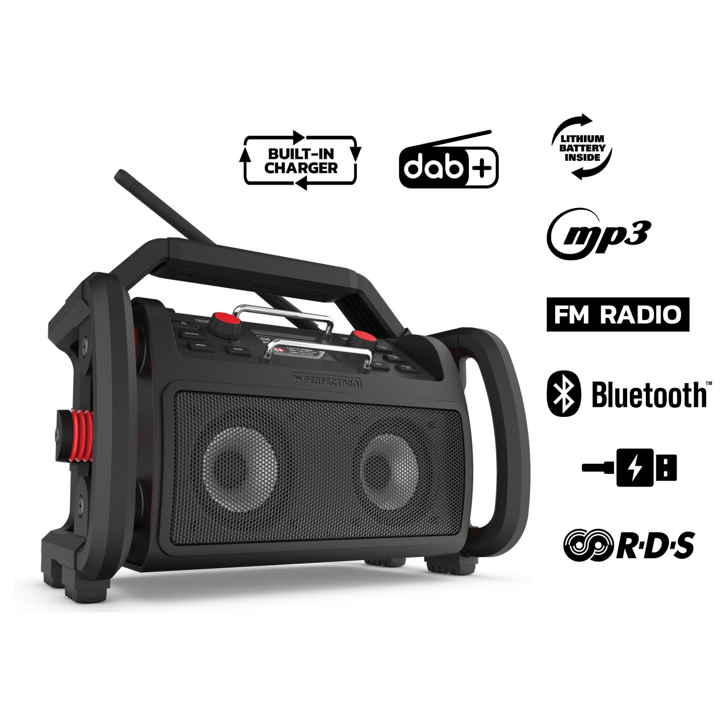 PerfectPro ROCKPRO Baustellenradio — Buy in Cyprus with Fast Delivery