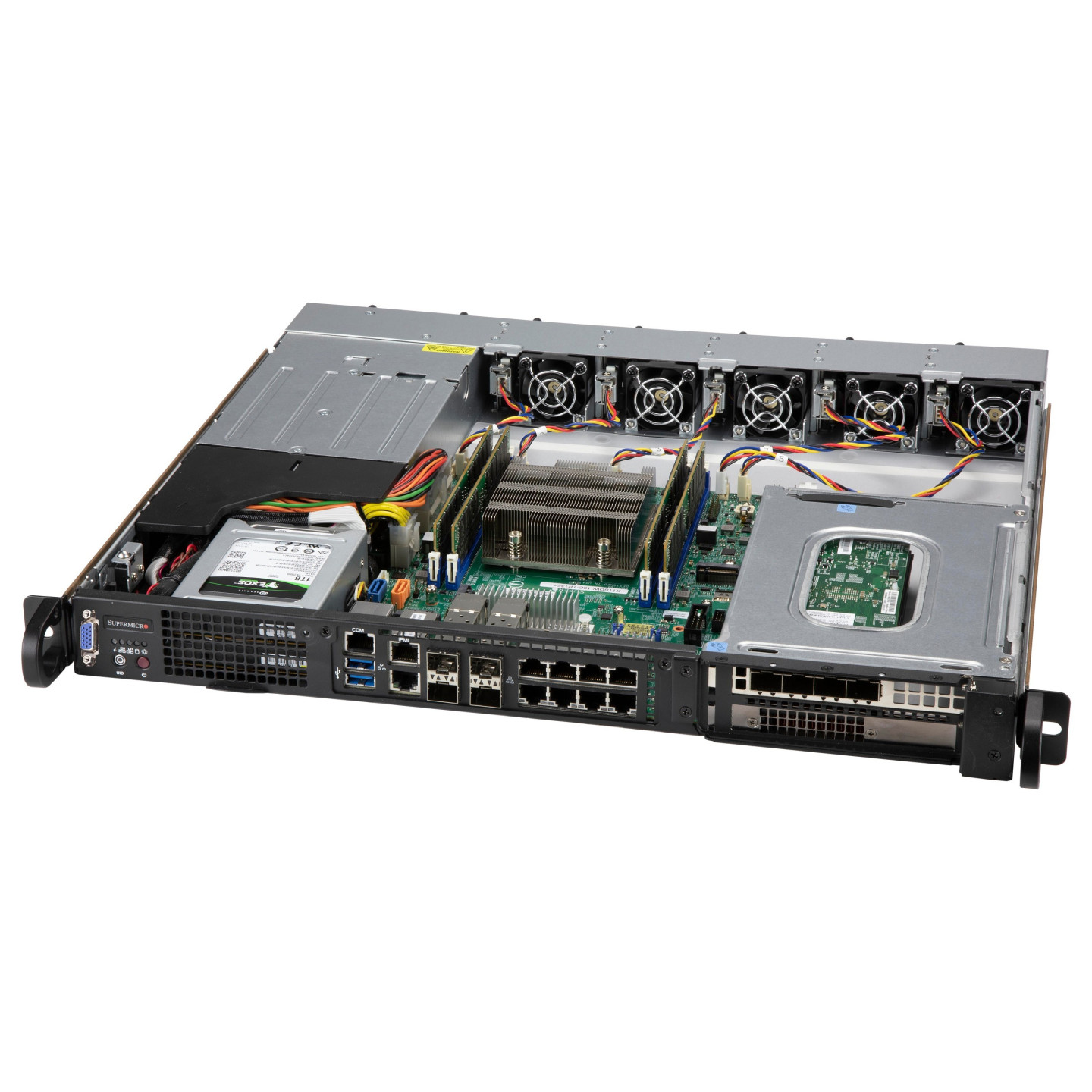 1HE Supermicro Gehäuse SuperChassis 1U CSE-515M-R804 — Buy in Cyprus with Fast Delivery
