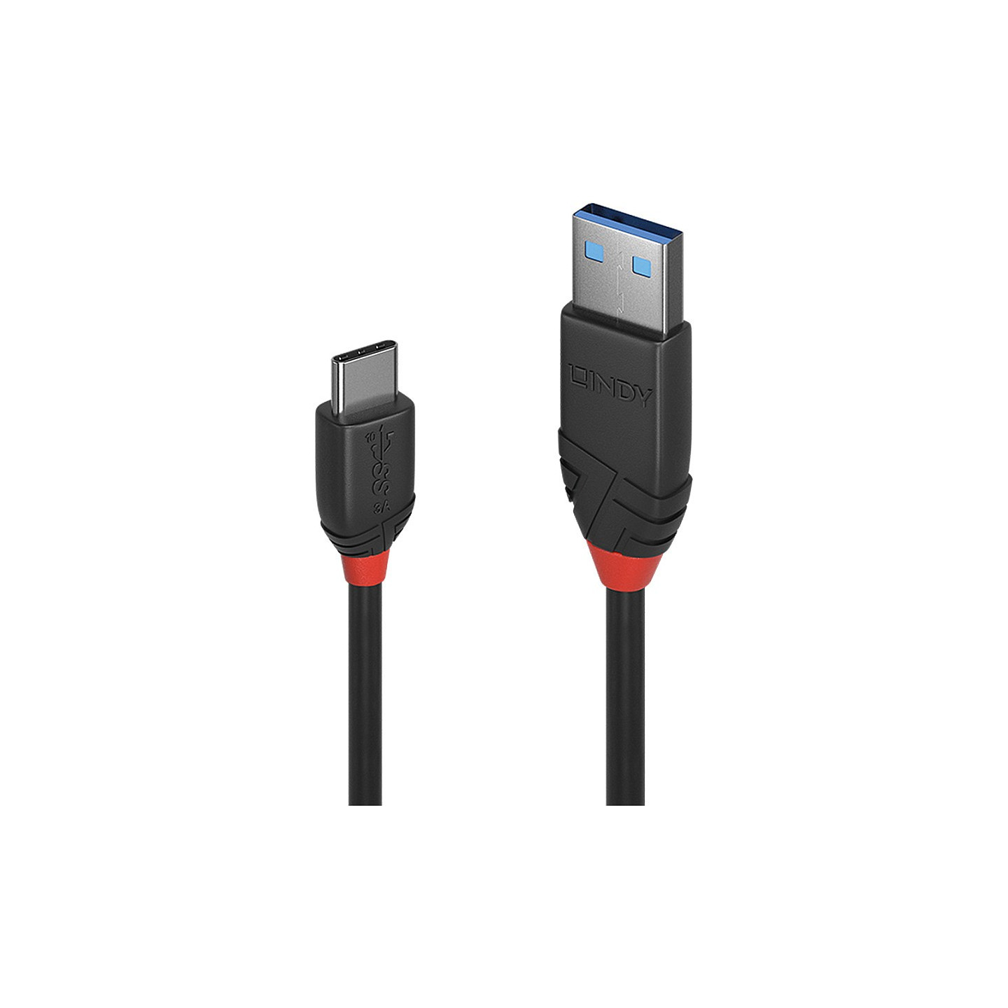 LINDY USB 3.1 Kabel Typ A C 3A Black Line M M 1.5m — Buy in Cyprus with Fast Delivery