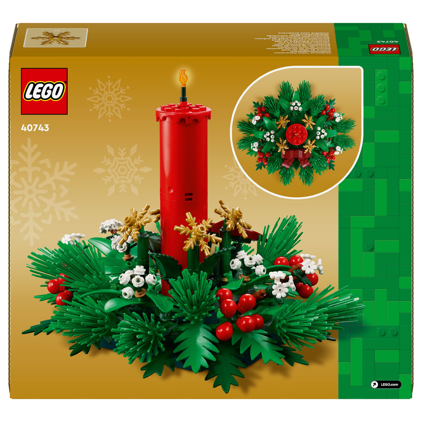 LEGO 40743 Iconic Weihnachtsgesteck — Buy in Cyprus with Fast Delivery