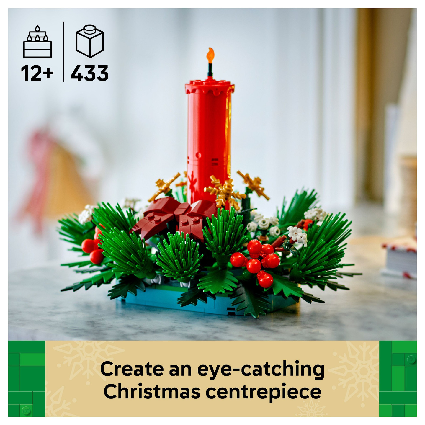 LEGO 40743 Iconic Weihnachtsgesteck — Buy in Cyprus with Fast Delivery