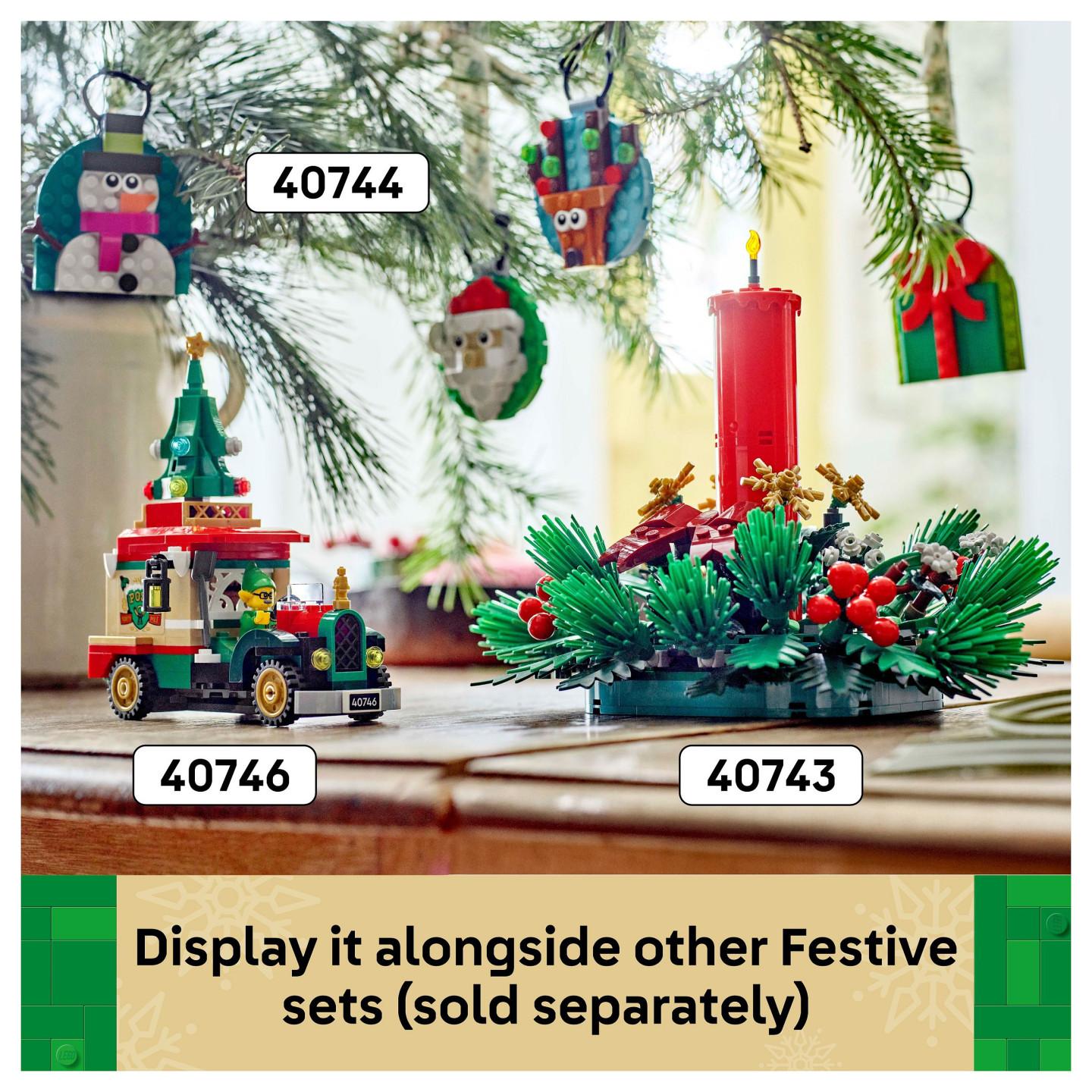 LEGO 40743 Iconic Weihnachtsgesteck — Buy in Cyprus with Fast Delivery