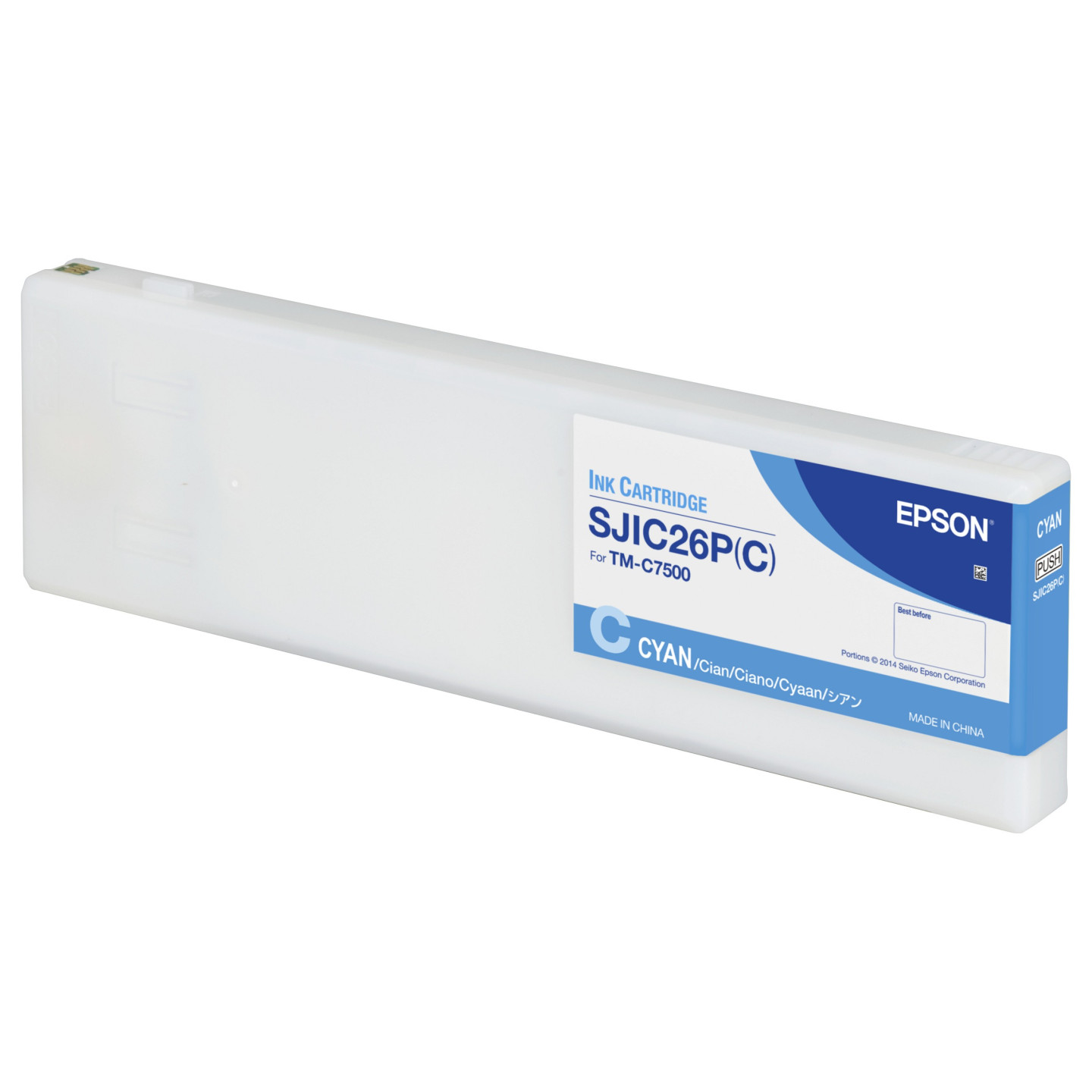 C33S020619 EPSON SJIC26PC TM Tinte cyan — Buy in Cyprus with Fast Delivery