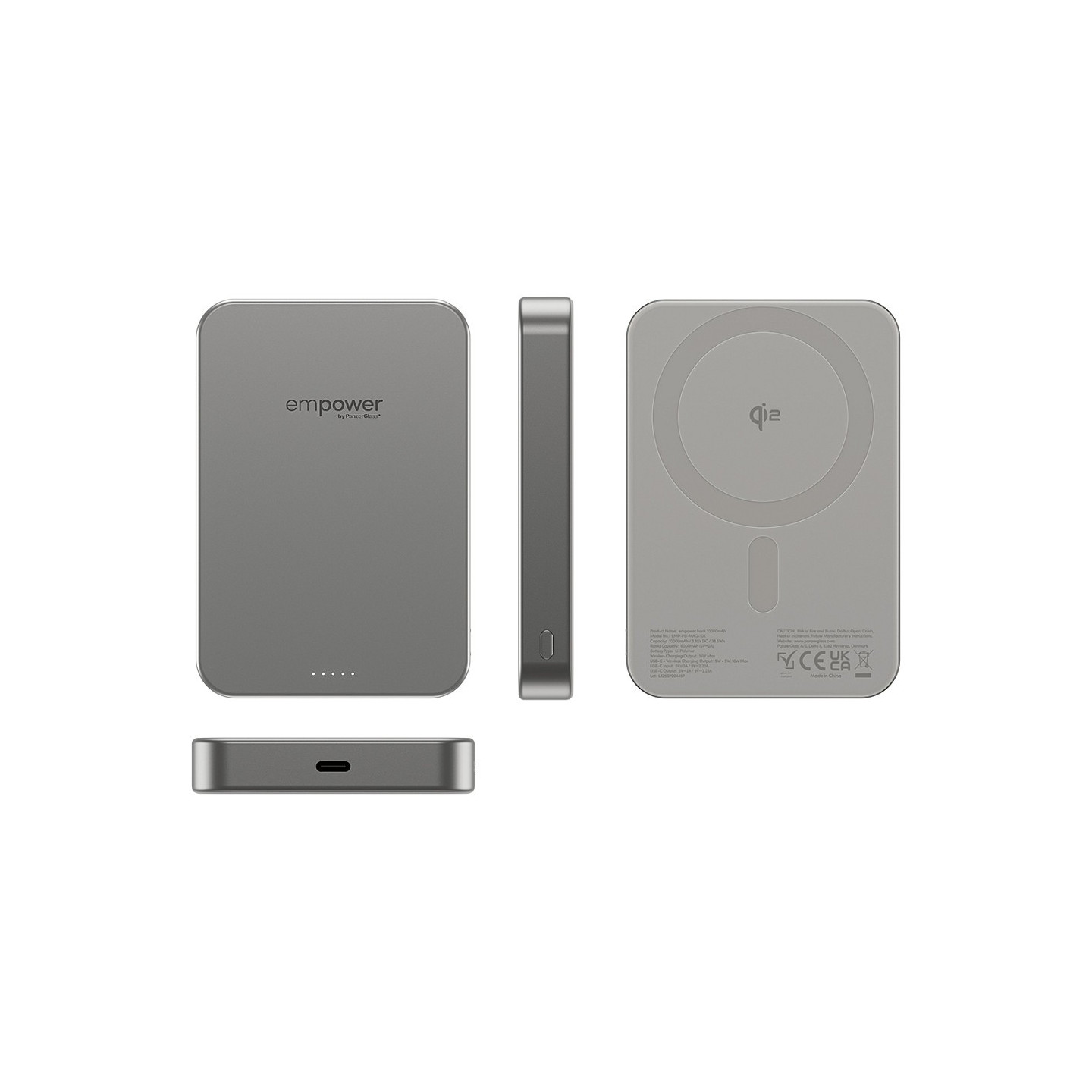Panzerglass EMPOWER BANK 10000MAH TITANIUM — Buy in Cyprus with Fast Delivery