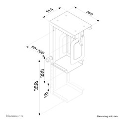 Neomounts CPU-D075BLACK Universeller PC-Halter 10KG — Buy in Cyprus with Fast Delivery