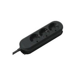 BACHMANN SMART Steckdosenleiste 3x Schutzkontakt schwarz 1.5m — Buy in Cyprus with Fast Delivery