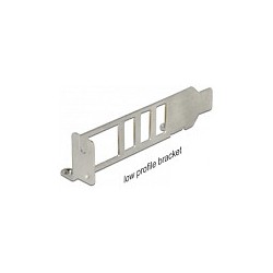 PCI Express x1 Karte zu 3 x extern USB 5 Gbps + 1 x extern Gigabit LAN - Low Profile Formfaktor
