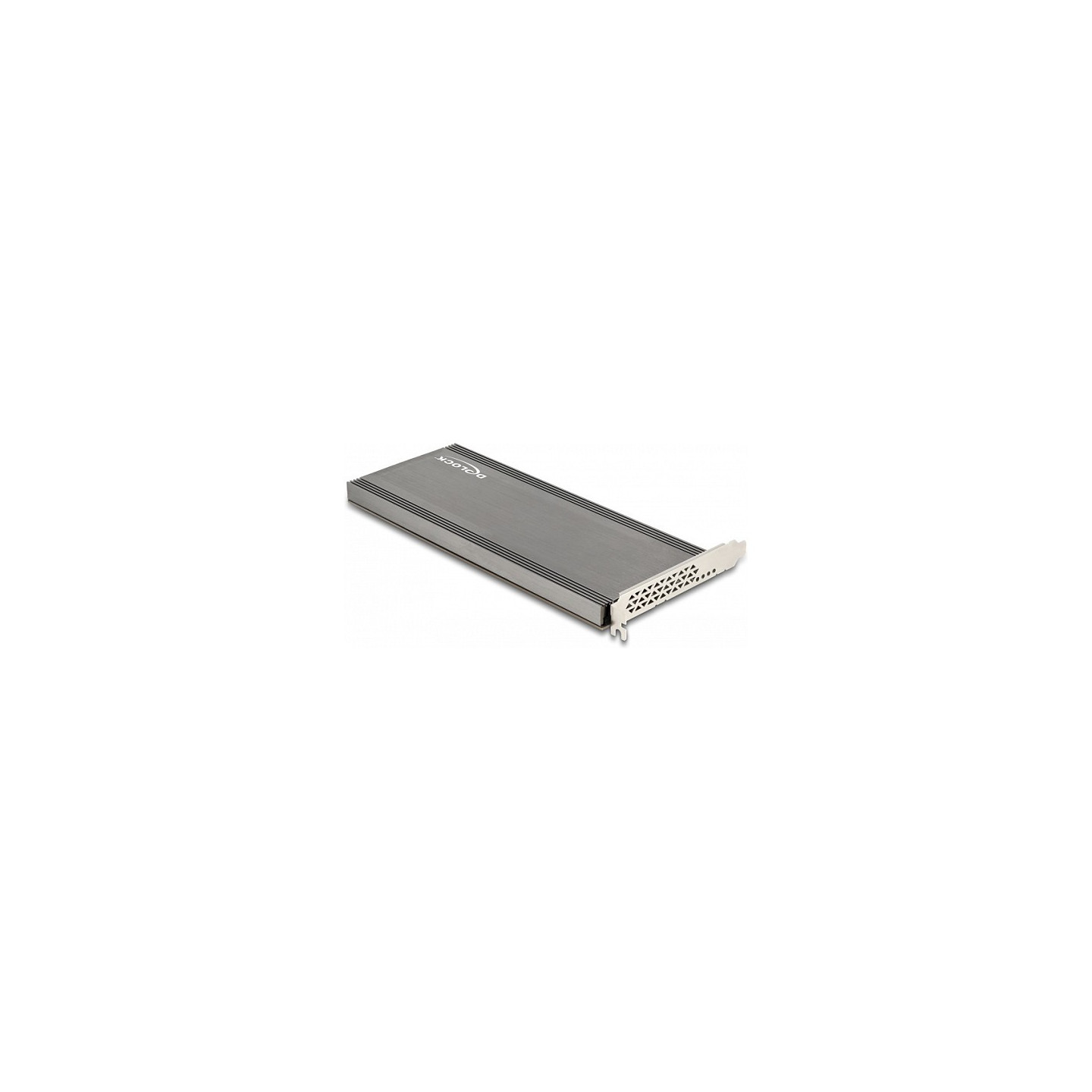PCI Express 4.0 x16 Karte zu 4 x intern NVMe M.2 Key M mit Kühlkörper und Lüfter - Bifurcation