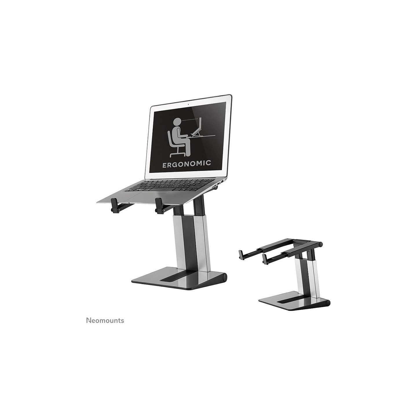 Neomounts NSLS200 Laptop-Ständer -Schwarz Silber faltbar 5KG — Buy in Cyprus with Fast Delivery