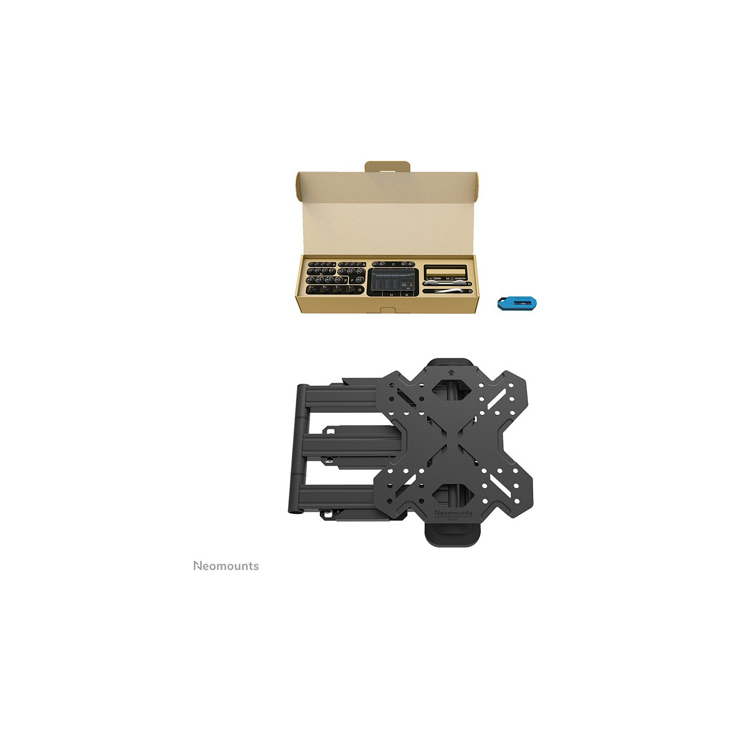 Neomounts Wandhalterung. voll beweglich. für 32-55' Bildschirme 40KG WL40S-850BL12 — Buy in Cyprus with Fast Delivery