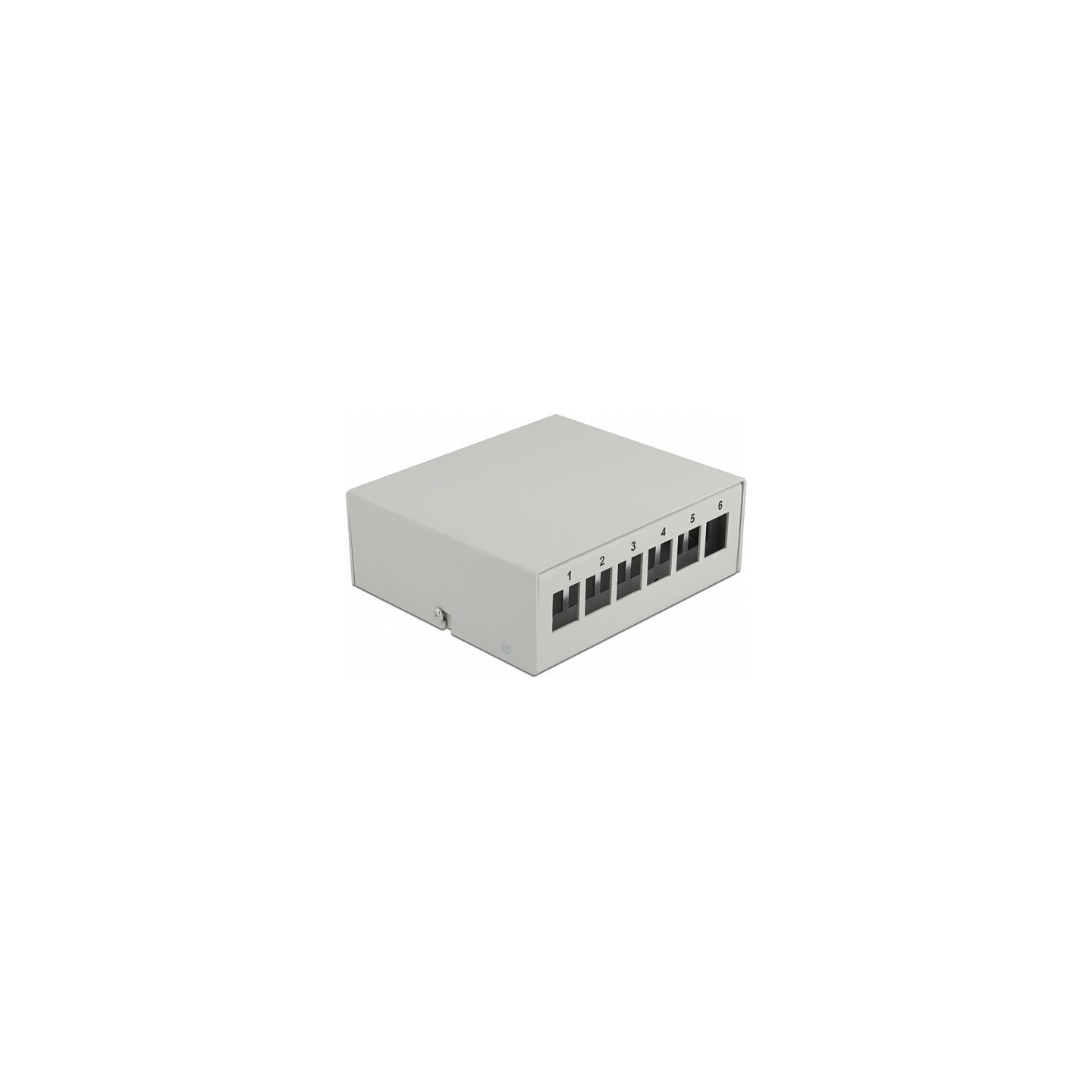 Delock Keystone Patchpanel 6 Port grau — Buy in Cyprus with Fast Delivery