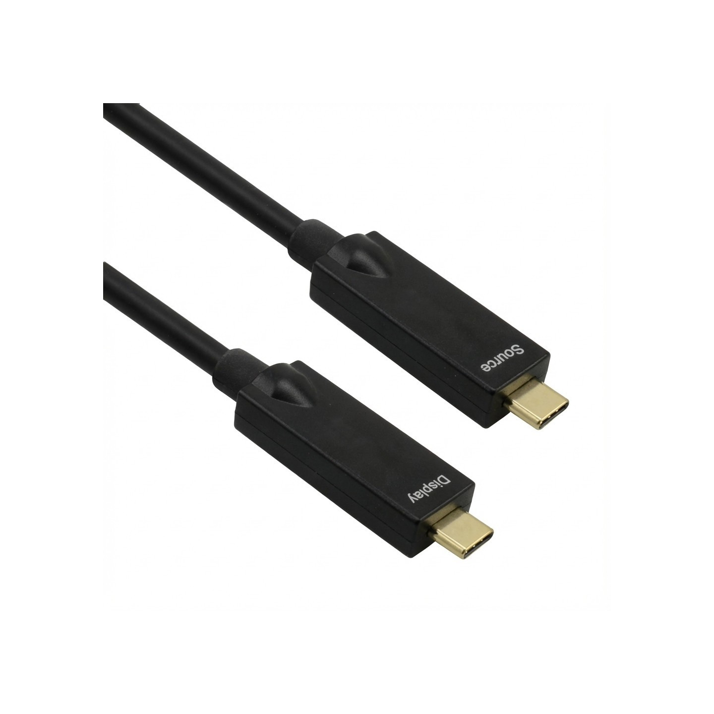 ROLINE USB 3.2 Gen 2 Kabel. AOC. C-C. ST ST. 10Gbit s. 4K60Hz. PD (Power Delivery) 60W. schwarz. 10 m