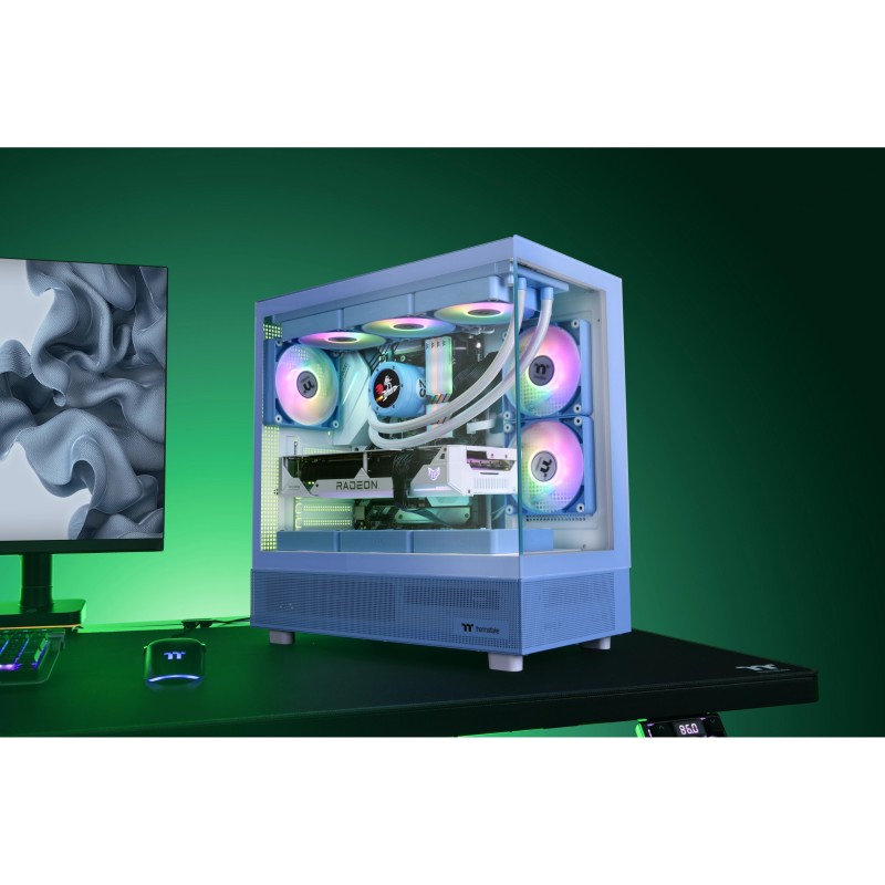 Buy Thermaltake View 270 TG - Hydrangea Blue - Mid Tower ATX/E-ATX, Tempered Gla... in Cyprus, Nicosia, Limassol, Larnaka, Pafos