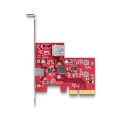 PCI Express x4 Karte zu 1 x extern USB 10 Gbps USB Type-CTM Buchse + 1 x intern USB 10 Gbps Typ-A Buchse - Low Profil...