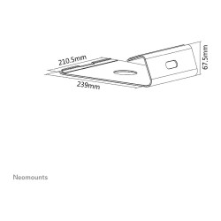 Tischständer für Notebooks 5KG NSLS025 Neomounts — Buy in Cyprus with Fast Delivery