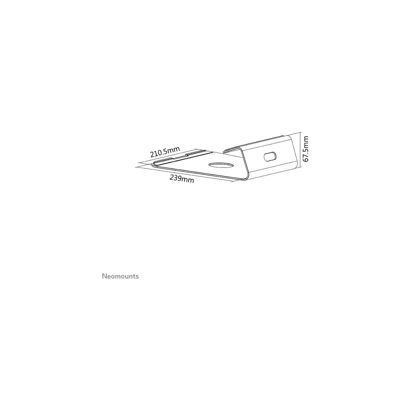 Tischständer für Notebooks 5KG NSLS025 Neomounts — Buy in Cyprus with Fast Delivery