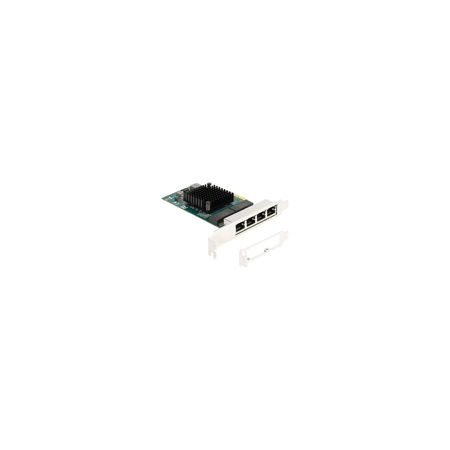 PCI Express x4 Netzwerkkarte Gigabit LAN 4 x RJ45 BCM — Buy in Cyprus with Fast Delivery