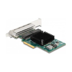 PCI Express x4 Netzwerkkarte Gigabit LAN 4 x RJ45 BCM — Buy in Cyprus with Fast Delivery
