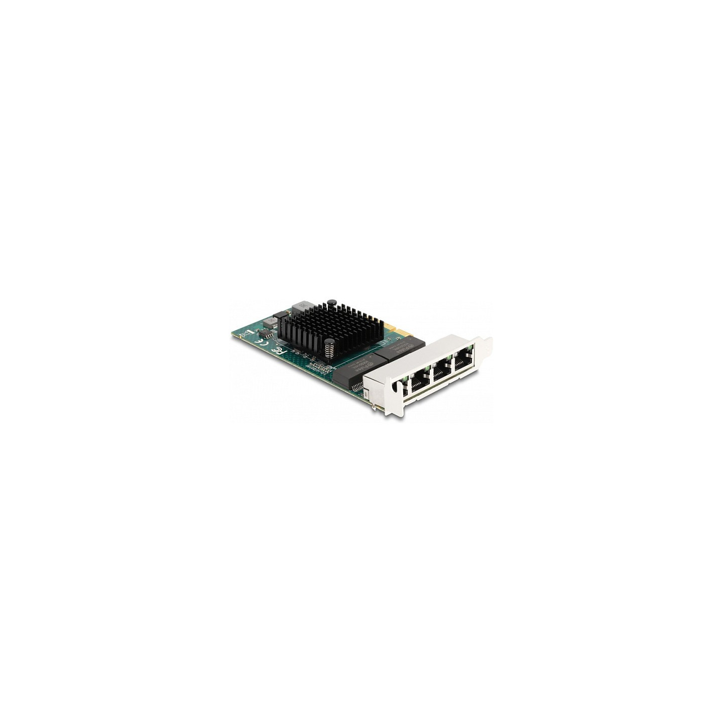 PCI Express x4 Netzwerkkarte Gigabit LAN 4 x RJ45 BCM — Buy in Cyprus with Fast Delivery