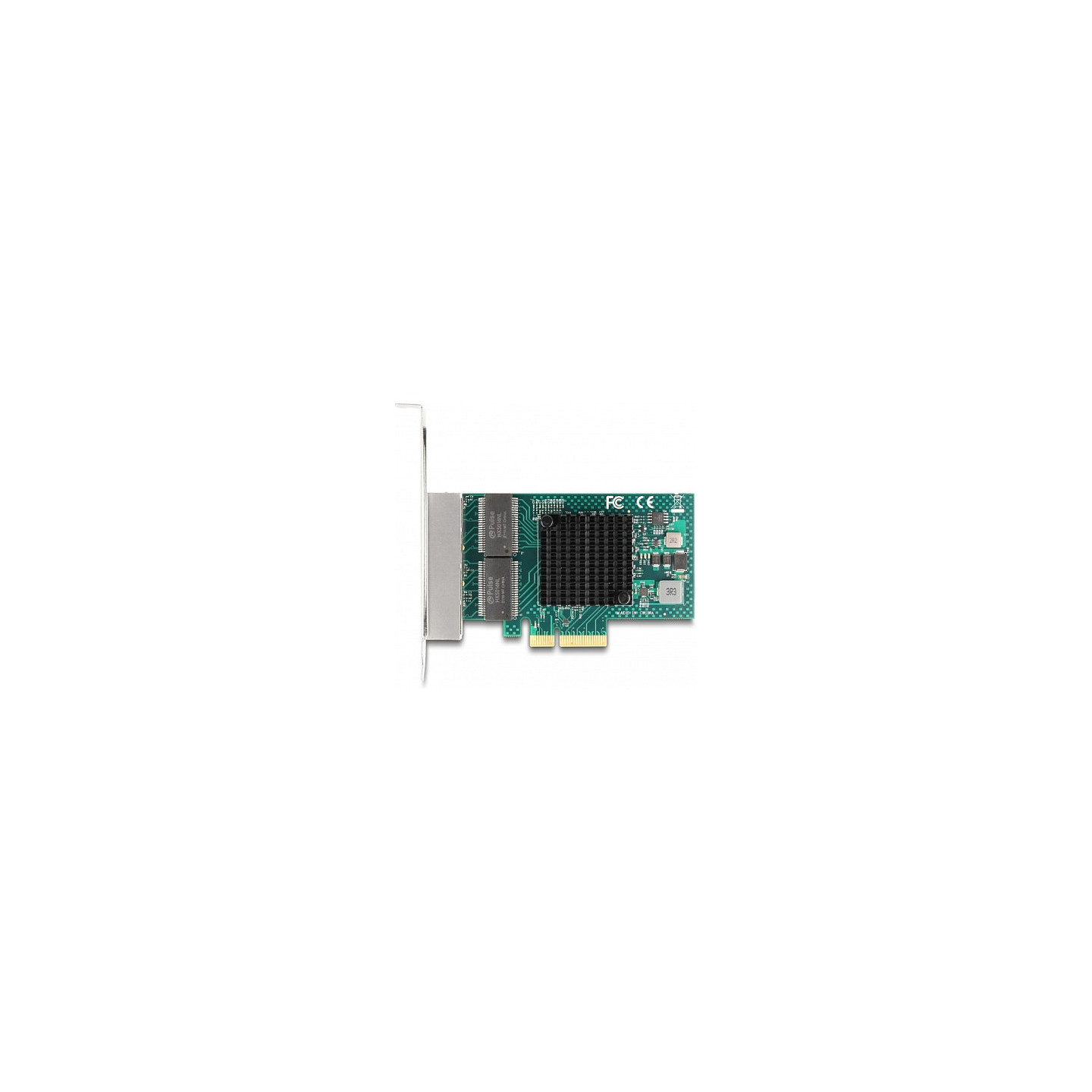 PCI Express x4 Netzwerkkarte Gigabit LAN 4 x RJ45 BCM — Buy in Cyprus with Fast Delivery