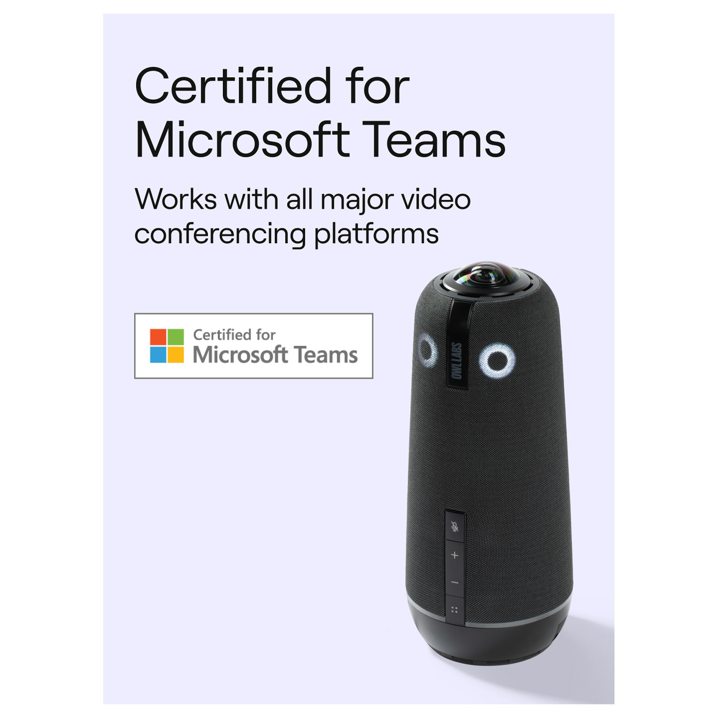 Owl Labs Meeting Owl 4+ 360-Degree 4K Smart Video Conference Camera Microphone and Speaker — Buy in Cyprus with Fast Delivery