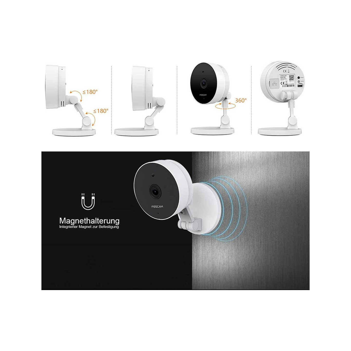 Foscam C5M Überwachungskamera Weiß — Buy in Cyprus with Fast Delivery