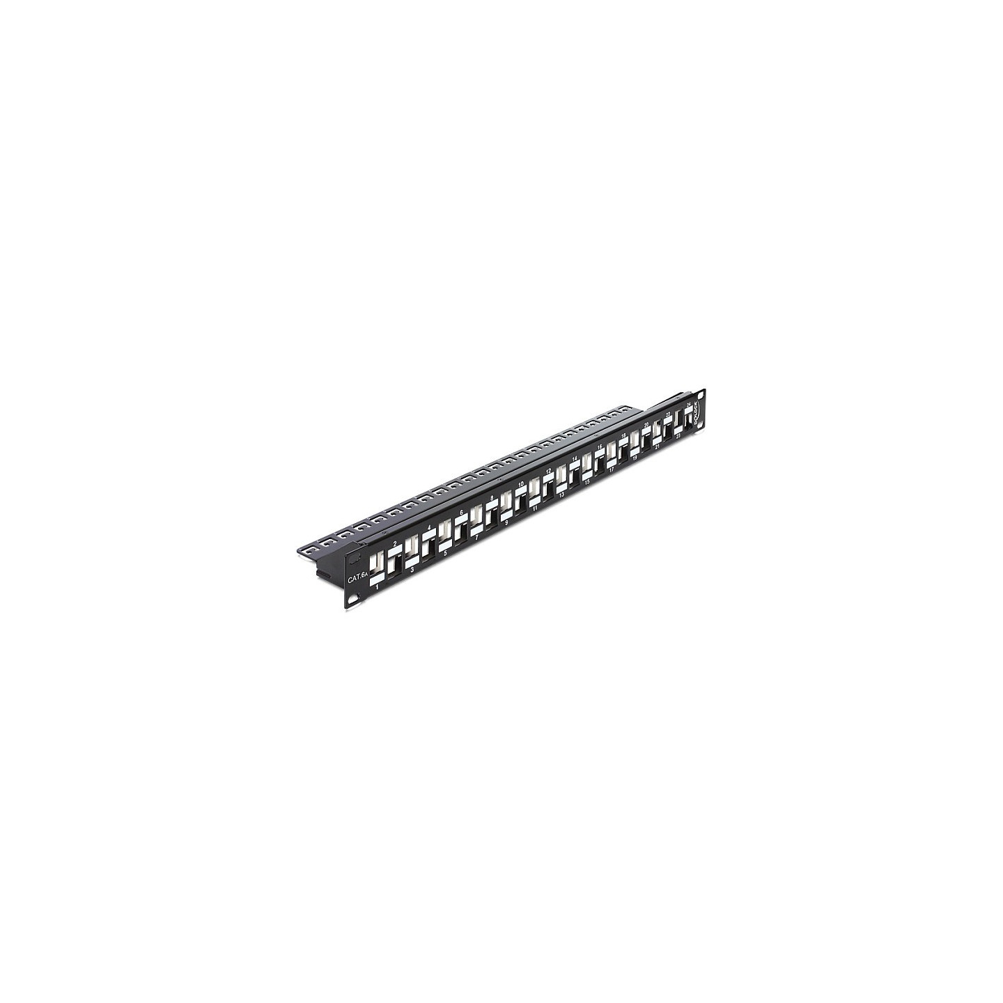 Delock 19? Keystone Patchpanel 24 Port abgestuft schwarz — Buy in Cyprus with Fast Delivery