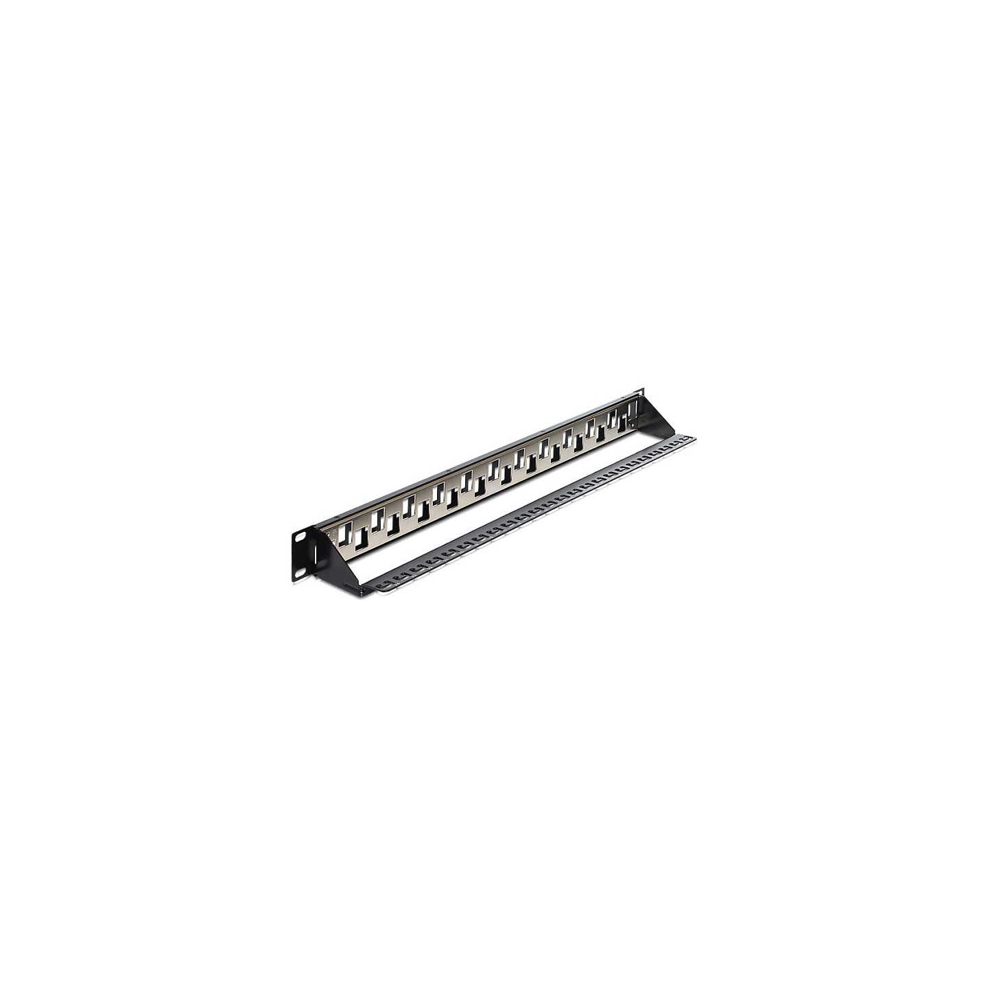 Delock 19? Keystone Patchpanel 24 Port abgestuft schwarz — Buy in Cyprus with Fast Delivery
