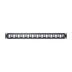 Delock 19? Keystone Patchpanel 24 Port abgestuft schwarz — Buy in Cyprus with Fast Delivery