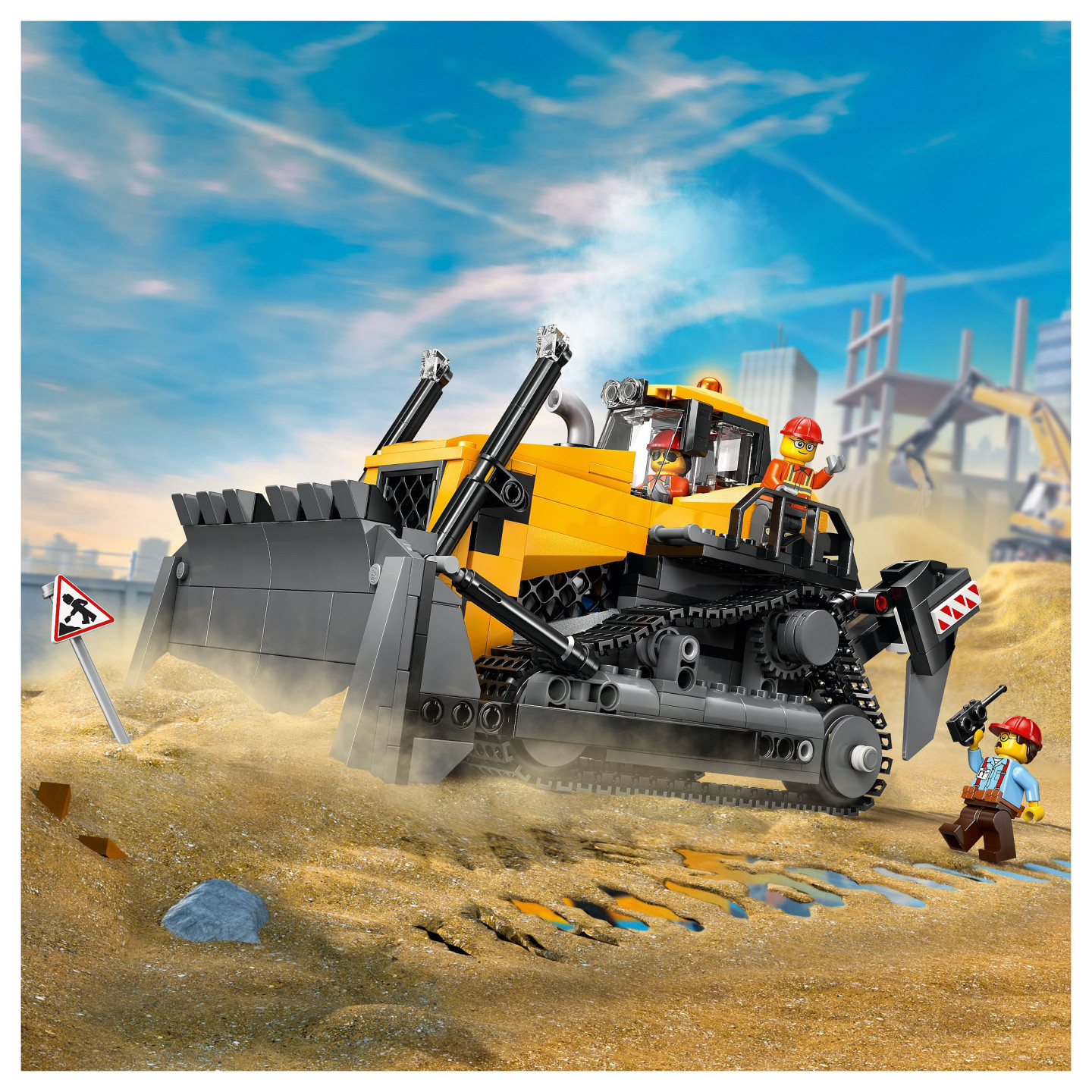 LEGO 60466 City Gelber Bulldozer mit Frontlader — Buy in Cyprus with Fast Delivery