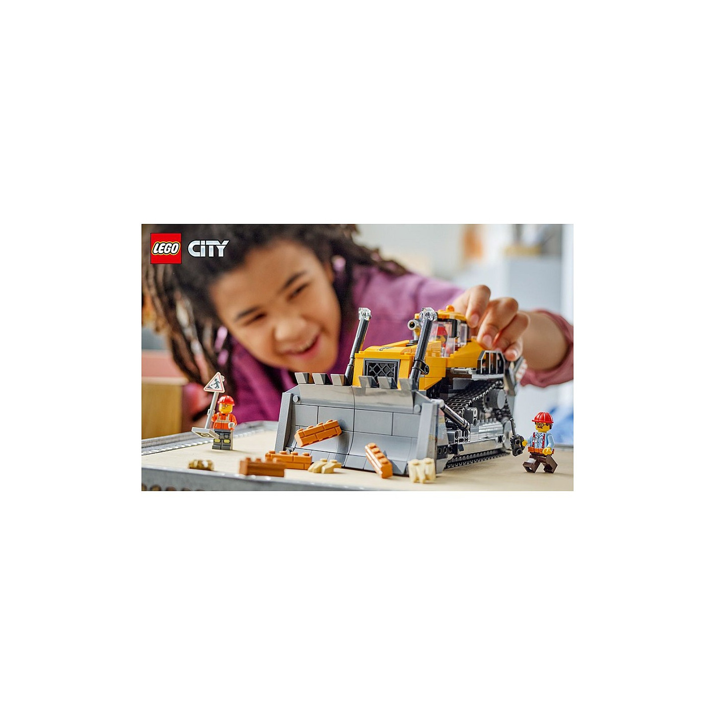 LEGO 60466 City Gelber Bulldozer mit Frontlader — Buy in Cyprus with Fast Delivery