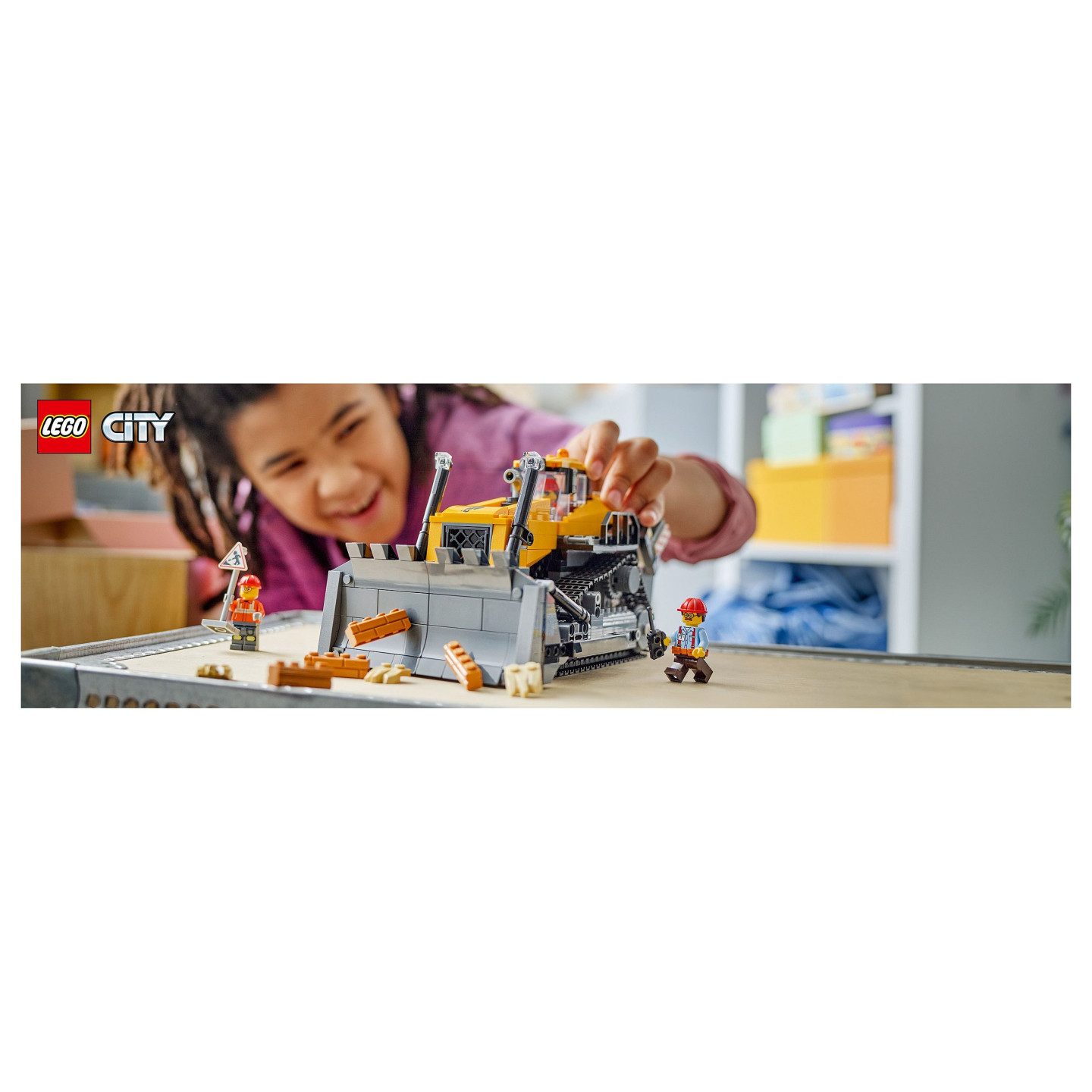 LEGO 60466 City Gelber Bulldozer mit Frontlader — Buy in Cyprus with Fast Delivery