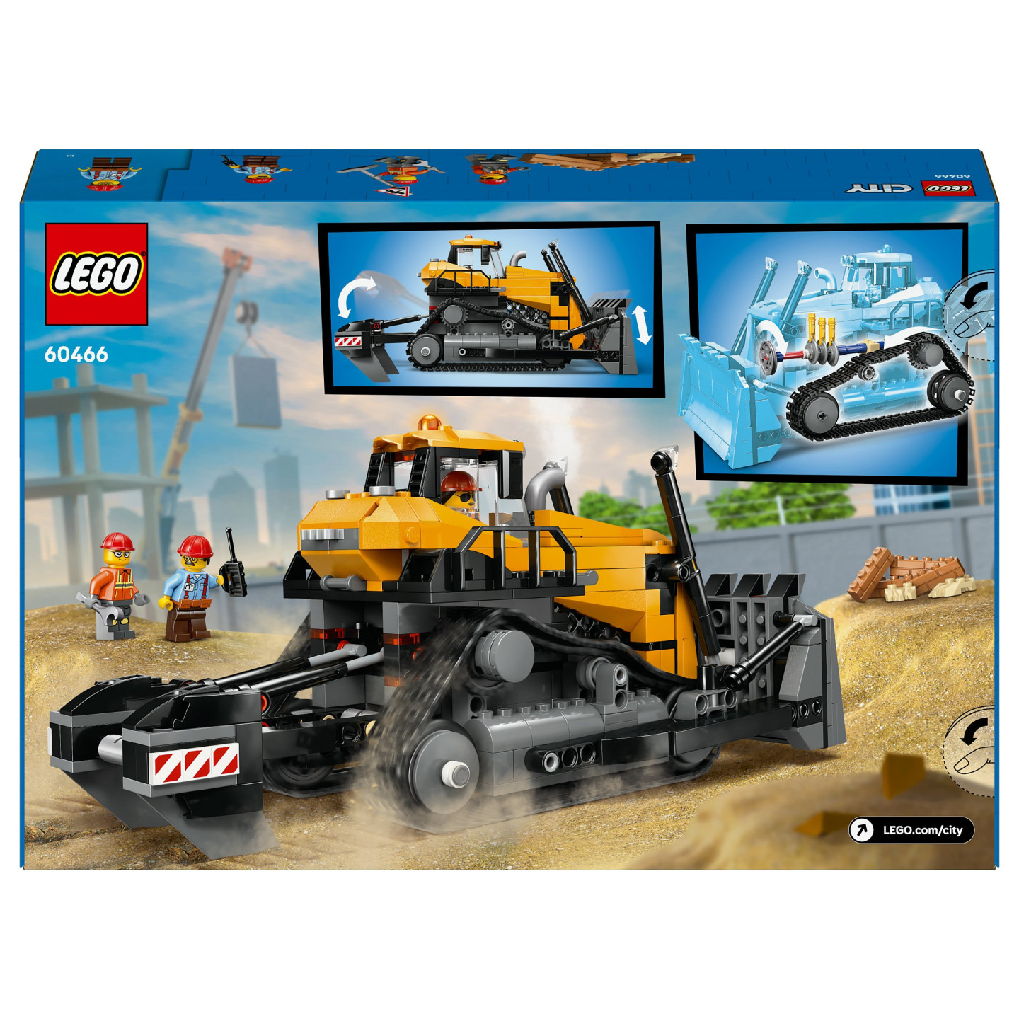 LEGO 60466 City Gelber Bulldozer mit Frontlader — Buy in Cyprus with Fast Delivery