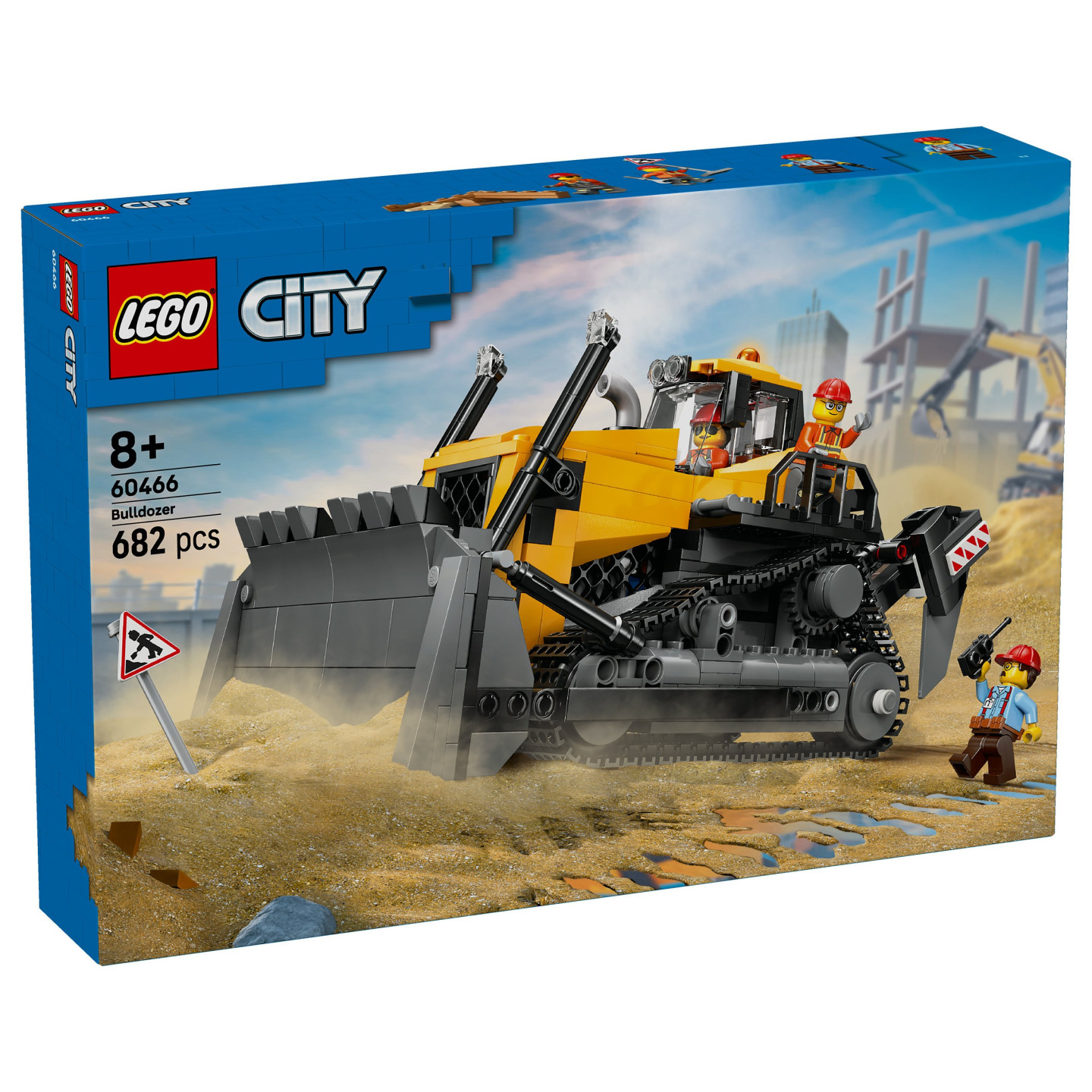 LEGO 60466 City Gelber Bulldozer mit Frontlader — Buy in Cyprus with Fast Delivery