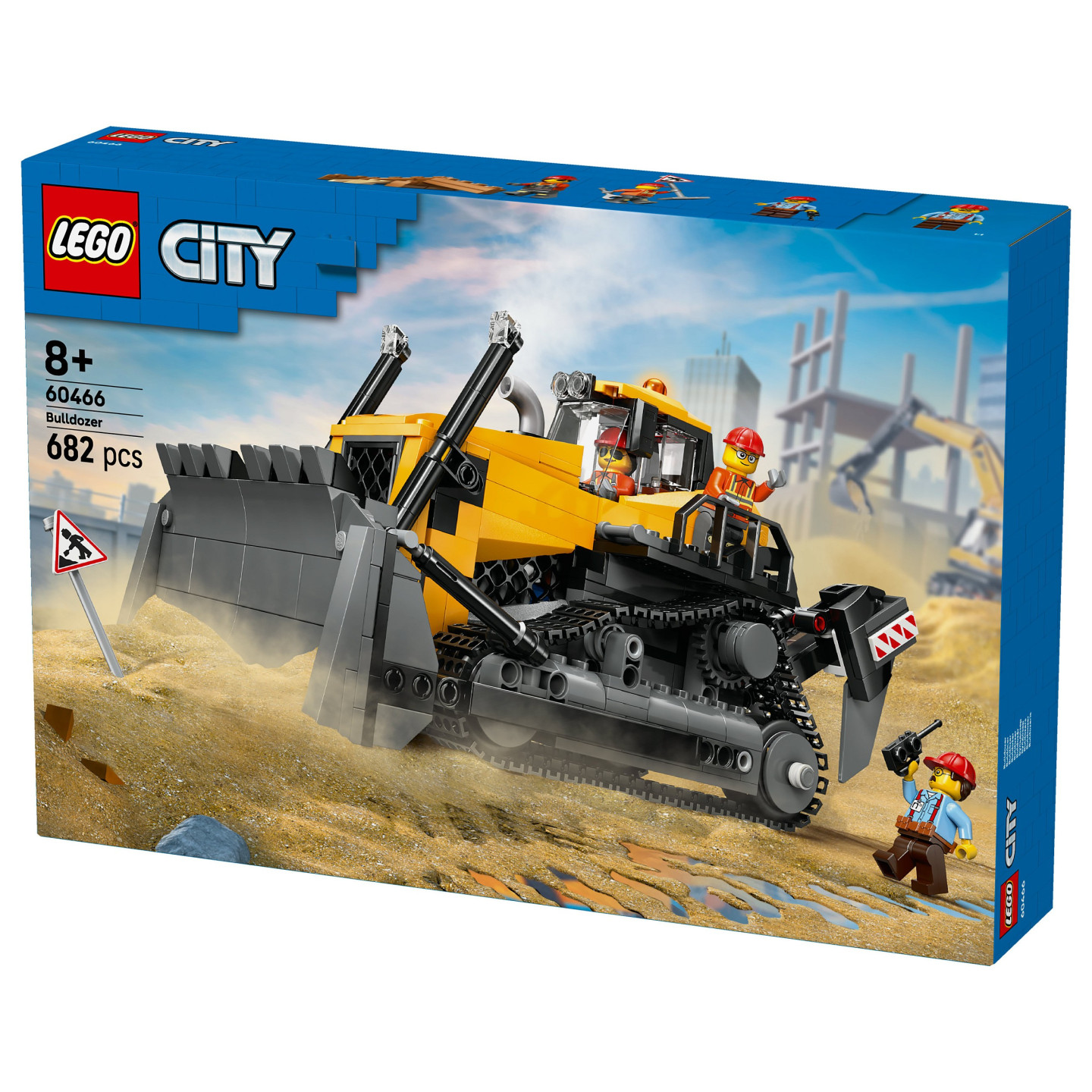 LEGO 60466 City Gelber Bulldozer mit Frontlader — Buy in Cyprus with Fast Delivery