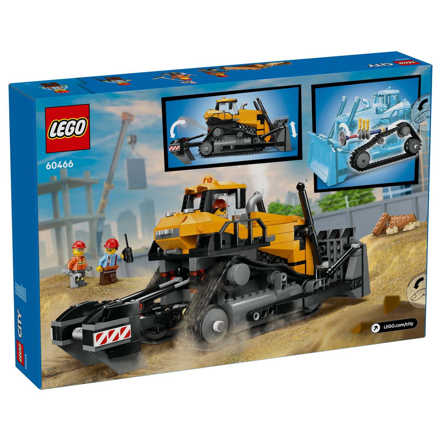 LEGO 60466 City Gelber Bulldozer mit Frontlader — Buy in Cyprus with Fast Delivery