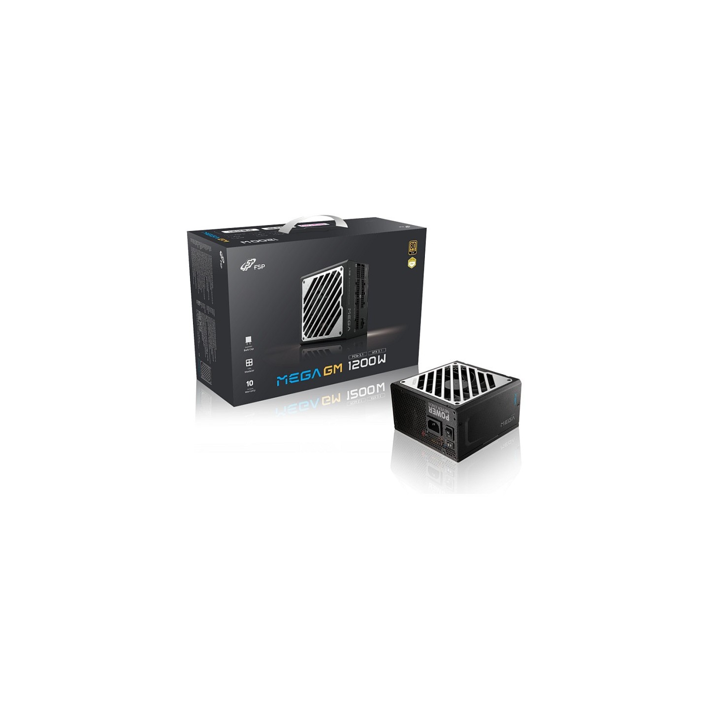 FSP MEGA-1200GM 1200W 80+ Gold ATX 3.1 Fully Modular PSU (Boxed) — Buy in Cyprus with Fast Delivery