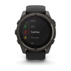 Garmin fenix 8 51mm Solar Graphit Titan Carbongrau Silikon-Armband — Buy in Cyprus with Fast Delivery