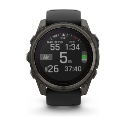 Garmin fenix 8 51mm Solar Graphit Titan Carbongrau Silikon-Armband — Buy in Cyprus with Fast Delivery