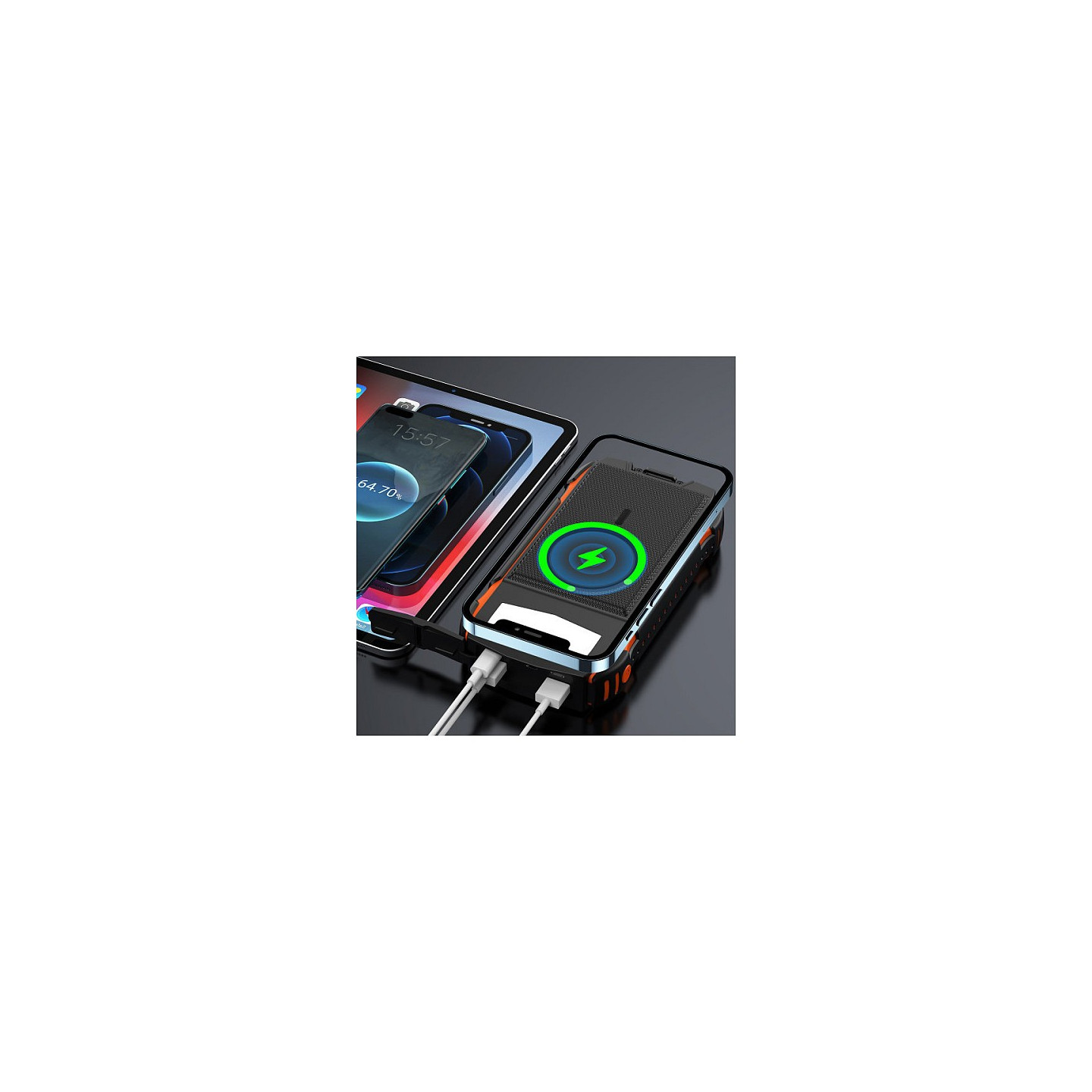 4smarts Solar Powerbank TitanPack UltiMag 20000mAh. schwarz — Buy in Cyprus with Fast Delivery