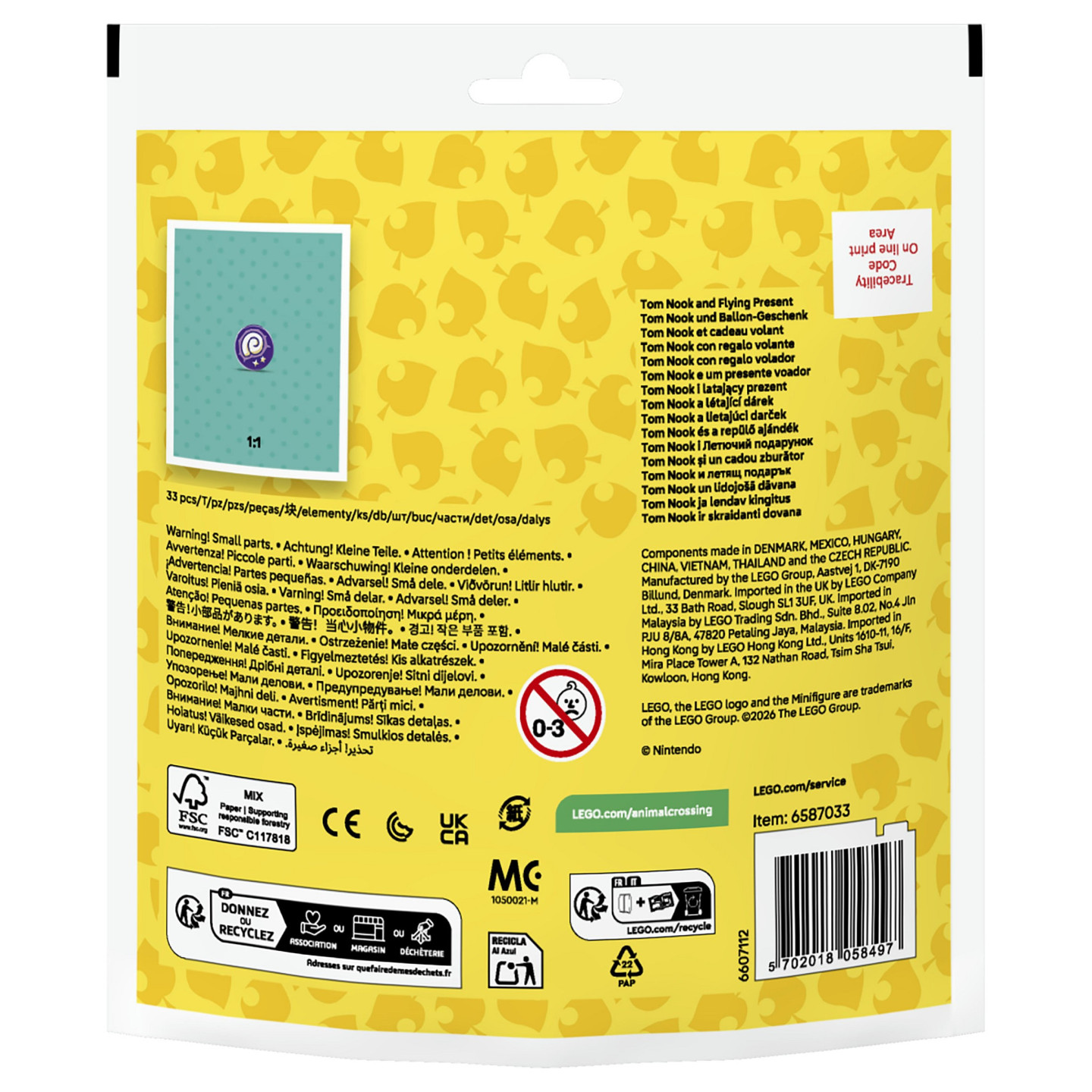 LEGO 30731 Animal Crossing Tom Nook und Ballon-Geschenk (Polybag) — Buy in Cyprus with Fast Delivery