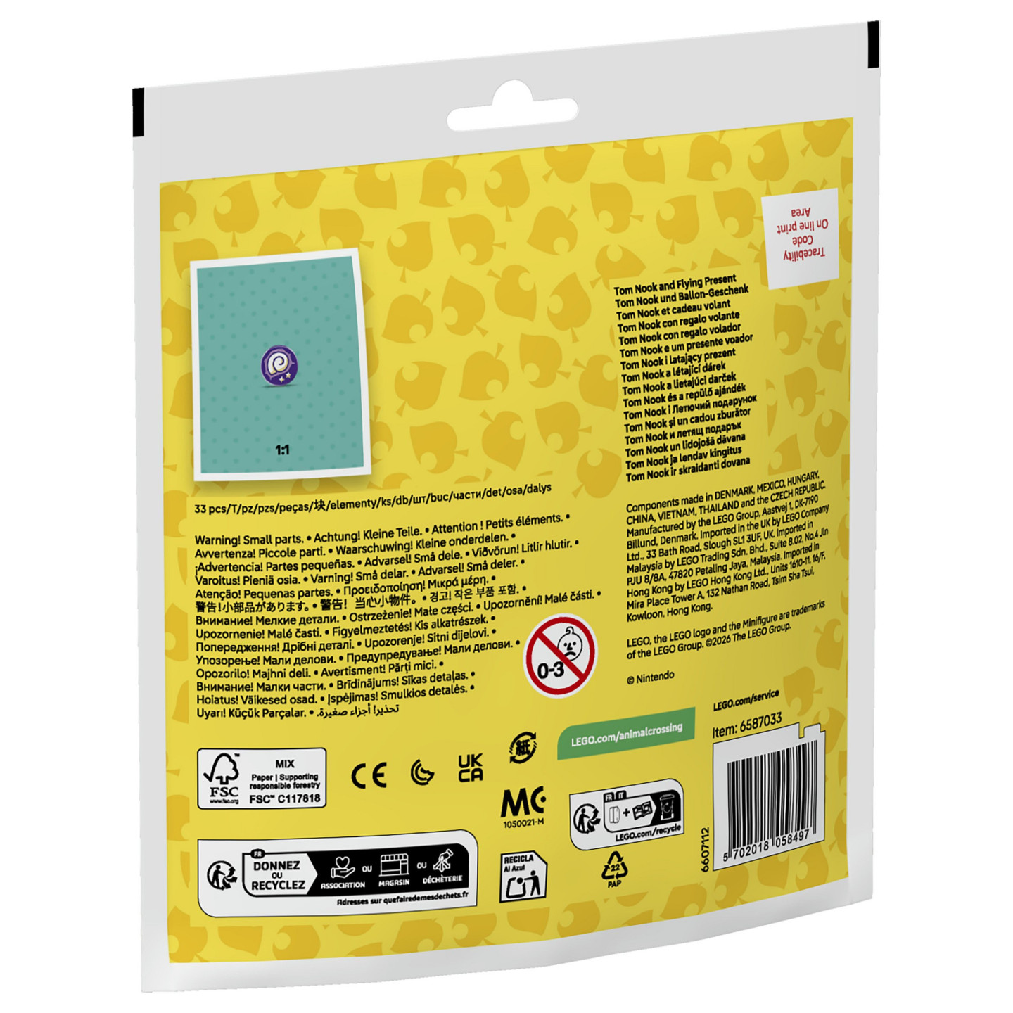 LEGO 30731 Animal Crossing Tom Nook und Ballon-Geschenk (Polybag) — Buy in Cyprus with Fast Delivery
