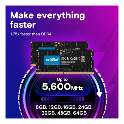 128GB SO PC 5600 CL46 KIT (2x64GB) Crucial intern retail — Buy in Cyprus with Fast Delivery