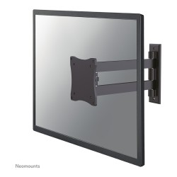 Wandhalterung mit zwei Drehpunkten für Flachbildschirme bis 27' (69 cm) 15KG FPMA-W820BLACK Neomounts