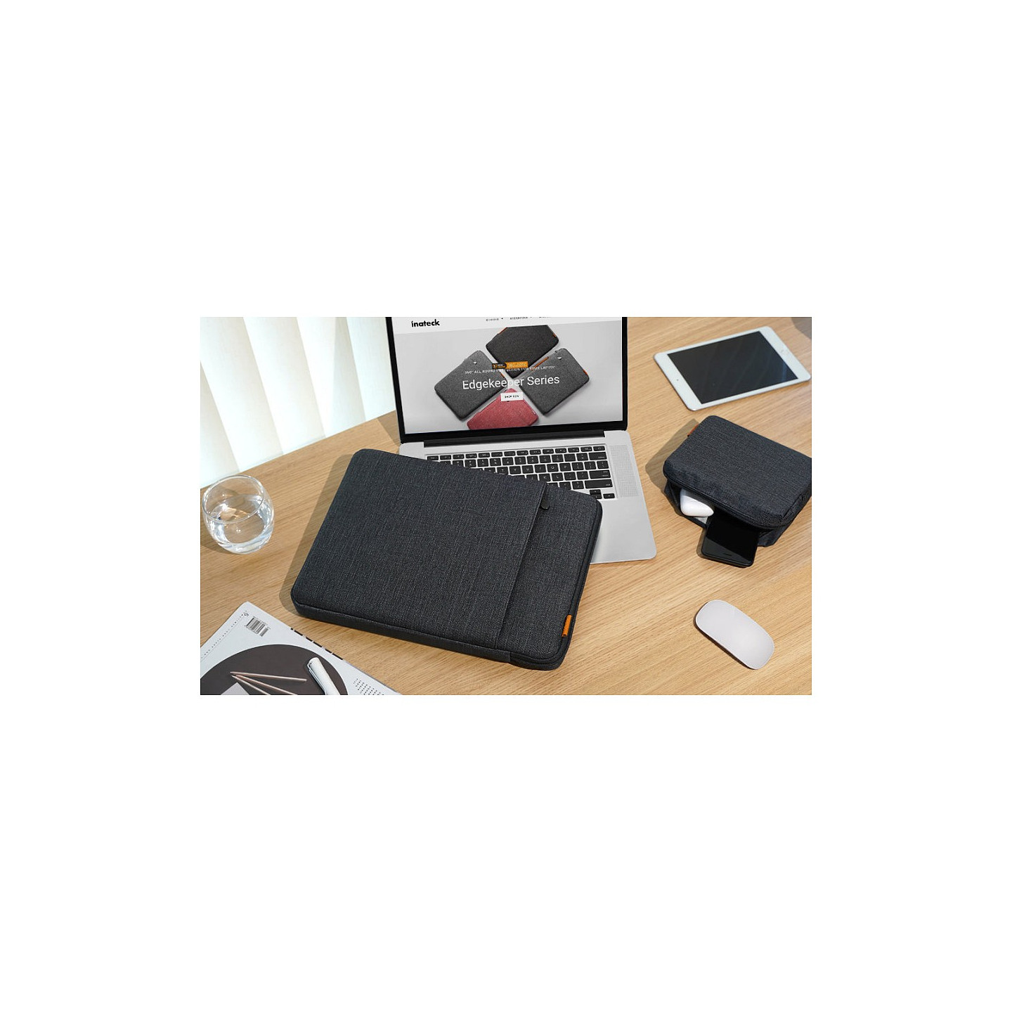 inateck Laptoptasche 13.3' mit Zubehörtasche LB01006 S1 gray — Buy in Cyprus with Fast Delivery