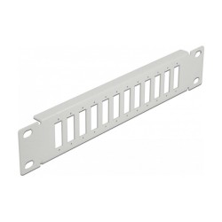 Delock 10? LWL Patchpanel 12 Port für SC Duplex LC Quad 1 HE grau — Buy in Cyprus with Fast Delivery