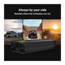 Green Cell KFZ Spannungswandler Power Inverter 24V to 230V 3000 6000W Black — Buy in Cyprus with Fast Delivery