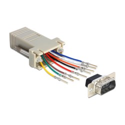 Adapter Sub-D 9 Pin male to RJ45 female assembly kit - Serieller Adapter - RJ-45 (W) — Buy in Cyprus with Fast Delivery