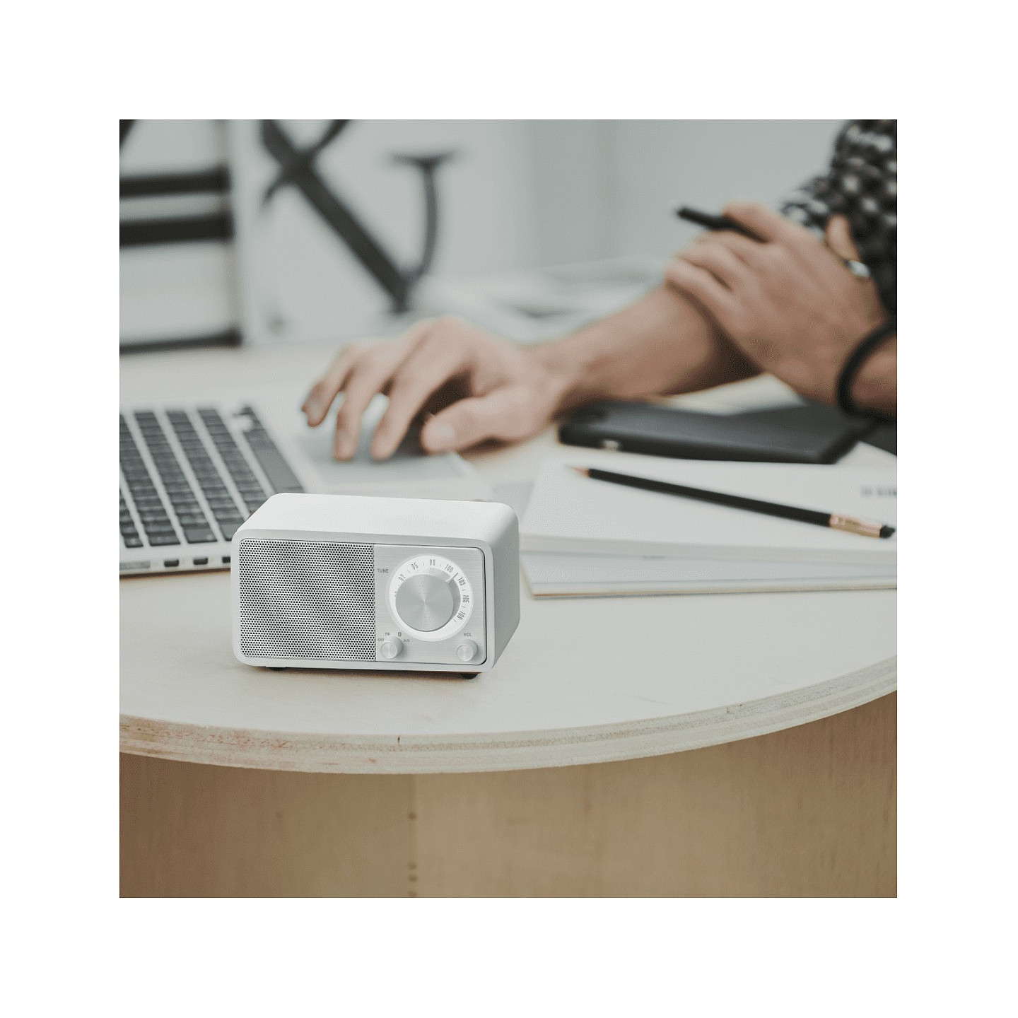 Sangean WR-7 (Genuine Mini) Matt white — Buy in Cyprus with Fast Delivery